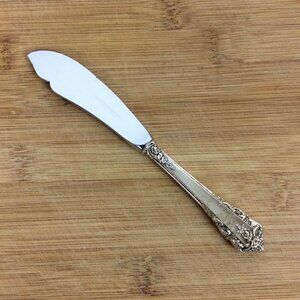 Lunt Rondelay Master Butter Knife Sterling Silver Stainless Blade Flatware